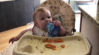 How I Feel About Baby Starting Solids Plus Some Cute Clips of Baby Eating