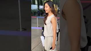 Rashmika Mandanna Simple look on airport #rashmikamandanna #viral #trending #shorts #shortvideo