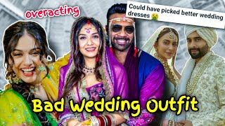 DIVYA AGARWAL & APURVA PADGAONKAR'S WEIRD WEDDING OUTFIT | RAKUL PREET COPYING KIARA ADVANI