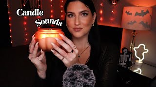 ASMR | Tapping On My Fall/Halloween Candle Collection🕯️(part 1)