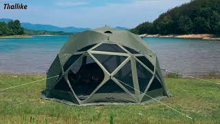 THKFISH 8-Sided Gazebo Tent: Quick Setup & All-Weather Protection!