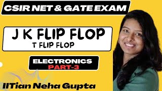 JK flip flop with example| T flip flop electronics| CSIR NET JRF| GATE |BARC