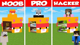 NOOB VS PRO HUSI FEJ A MINECRAFTBAN!