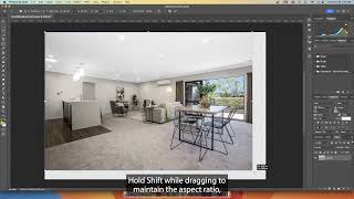 How to Stretch an Image in Photoshop - Real Estate Photo Editing