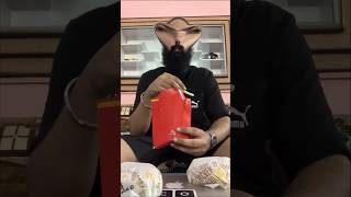 Content creator my alien son in back, eating McDonald’s #viral #shorts #foodblogger