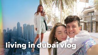 dubai vlog 2022: date day, visa run to oman border, party at home, skincare & groceries 🌇🍋🔮