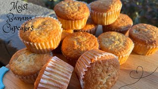 Bir zumda bananli keks tayyorlash/Банановый кекс/ Moist Banana Cupcakes