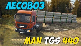 ЛЕСНОЙ ДАЛЬНОБОЙ MAN TGS SPINTIRES MUDRUNNER