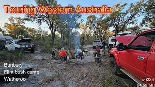 #0225 Touring WA: Bunbury, Flint Bush camp, Watheroo