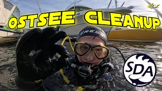 🌍 CLEAN UP mit SDA 🌊 Tauchen für eine saubere Küste! 🐟 Ostsee Friedrichsort Germany