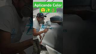 Aplicación de Base Color #hojalateriaypintura #pinturaautomotriz #mazdacx9