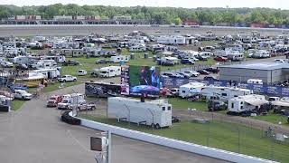 Corey LaJoie Flips at Michigan Replay (Grandstand View)