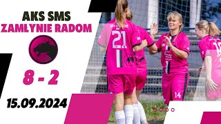 AKS SMS Łódź vs Zamłynie Radom - skrót