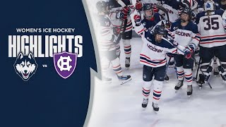 HIGHLIGHTS | UConn Women's Ice Hockey vs. Holy Cross