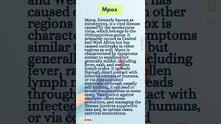 What is Mpox?