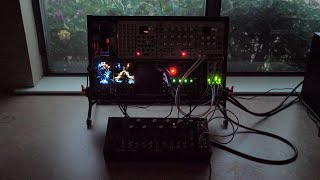 Hellmouth Moog Spectravox and Strymon Starlab Horror Drone