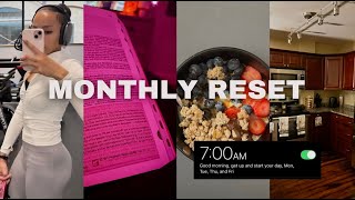 MONTHLY RESET🍂deep cleaning, baking, self-care & more