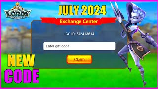 Lords mobile New Redeem Code|New Redemption Code July 2024