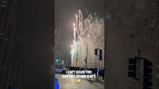 I can’t believe this happened on New Year’s 😳💥 #shortsfeed ##chicago #shortvideo #shorts