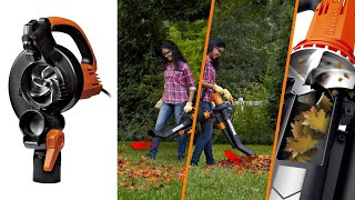 Worx WG509 3 in 1 Electric Leaf Blower, Leaf Vacuum and Leaf Mulcher