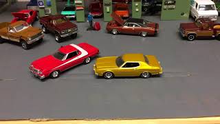 Matchbox 75 Chevy 4x4 Truck and Greenlight 72 Chevy C10 Custom 1/64