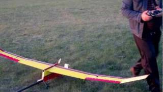 FPV three metre planes First flight Aliai 2010