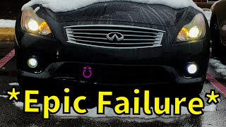 Testing out my AWD system on my G37/Q60 *Epic Fail*