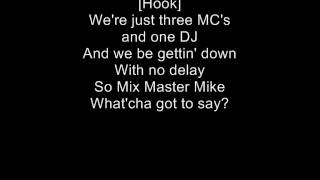 Beastie Boys - Three MC's & one DJ  [LYRICS ON SCREEN]