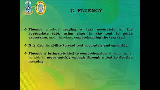 LO1C2 - Components of Reading