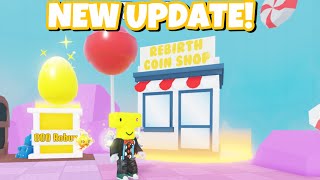 NEW REBIRTH SHOP UPDATE IS OP!! (Roblox Race Clicker)