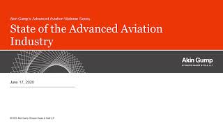 State of the Advanced Aviation Industry | June 17, 2020