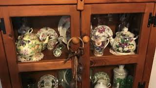 Curios and Knick-Knacks. Secretary and Pie-safe, Smalls and Tea Sets and China #decoration #decor