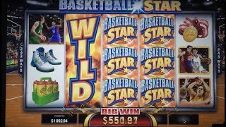 10$BET 3 Wild Reels -Bscketball star  -Online slot big win