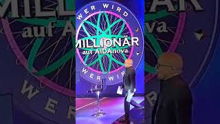 Who wants to be millionaire on AIDAnova | #aida #cruise #kreuzfahrt #youtubeshorts #trending #shorts