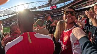 LIMBS as Trossard scores huge last minute winning goal for Arsenal. 28/09/2024  #arsenal #gopro