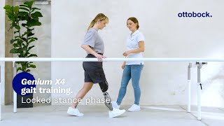 Genium X4 gait training. Locked stance phase. | Ottobock Professionals