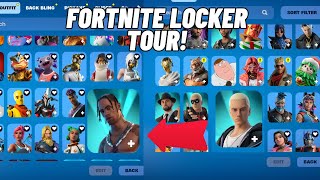 My OFFICIAL Fortnite LOCKER TOUR!