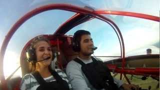 Rans s-10 Emanuel Cattozzo Looping con Micaela