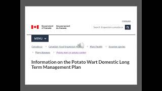 Potato Wart Management Remake and Biofertilizer News Critique