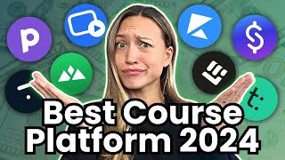 7 BEST Online Course Platforms in 2024 | Teachable vs. Kajabi vs. Podia vs. Learn Worlds + MORE!