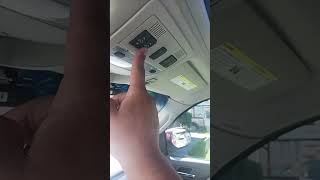 chevy tahoe sunroof will not open/close automatically.