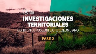 Resultados II Fase DD. HH en el posconflicto colombiano