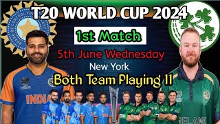 T20 World Cup 2024 India vs Netherland | T20 World Cup 2024 schedule | India probable Playing 11