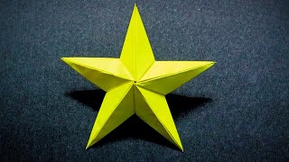 3D paper star / paper star / star / how to make paper star / origami paper craft / craft / origami