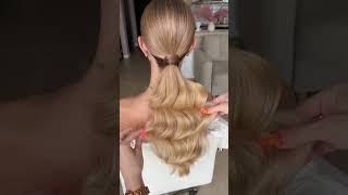 Голливудский хвост, прическа за 30 минут❤️ #hairtutorial #hairstyles #ulyananik #hairstyle #hair