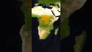 I never realized Africa was this big #history #africanhistory #africancivilization #map