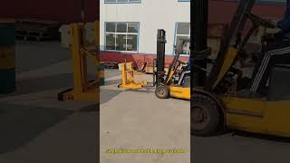 forklift attachment oil drum gripper