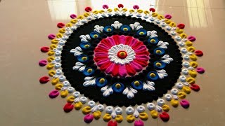 Diwali & dhanteras rangoli/Durga Puja rangoli designs/Festival rangoli/border rangoli