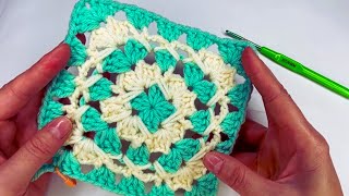 NEW and UNIQUE granny square crochet