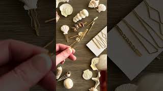 DIY Seashell Hair Pins